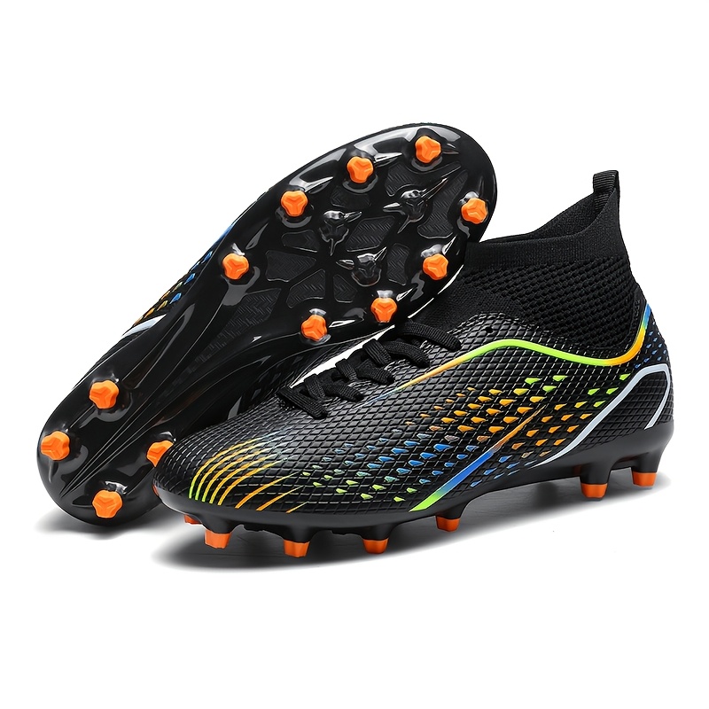 High-top studded football shoes listed for schoolchildren