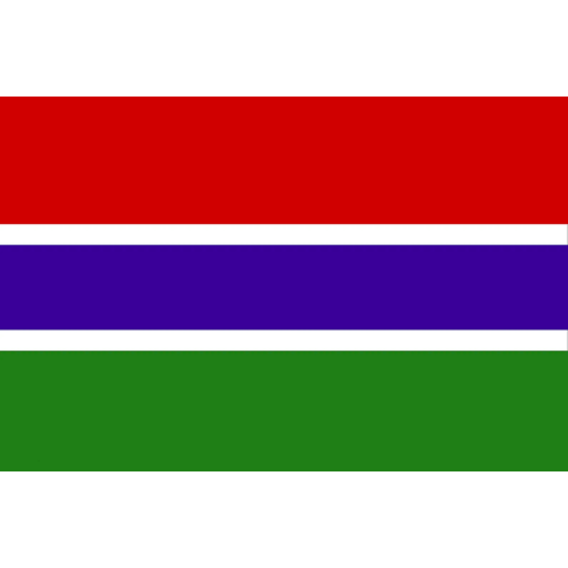 Drapeau de la Gambie Gambie