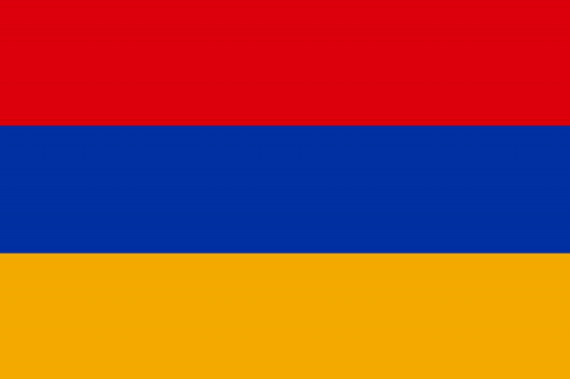 The flag of Armenia Armenia
