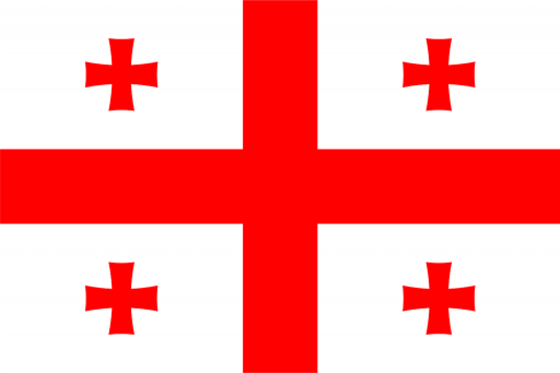 The flag of Georgia Georgia