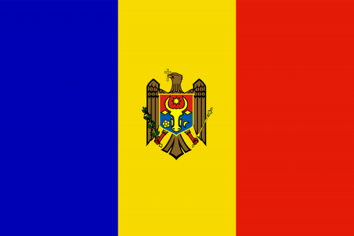 The flag of Moldova Moldova