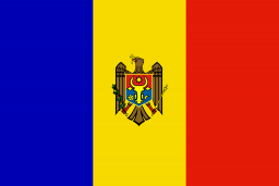 The flag of Moldova Moldova