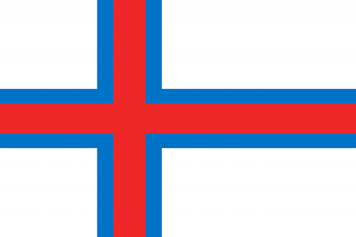The flag of Faroe Islands Faroe Islands